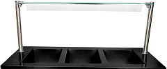 Saro Spuckschutzwand zum Bain Marie Trolley BTS-2 