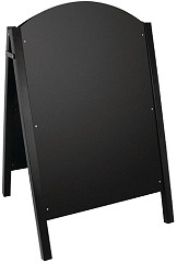  Olympia Stra&szlig;entafel Metall schwarz 
