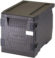  Cambro isolierter Frontlader Lebensmitteltransportbehälter 60L 