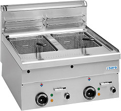  Saro Elektro-Fritteuse 10+10 L Tischmodell EF66 