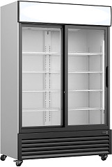  Saro Kühlschrank, Glasschiebetür. + Werbetafel, GTK 700 SD 