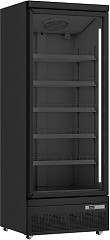  Saro K&uuml;hlschrank mit Glast&uuml;r,  Modell GTK 600 PRO - schwarz 