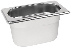  Vogue GN-Beh&auml;lter Edelstahl 10cm GN1/9 