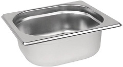  Vogue GN-Beh&auml;lter Edelstahl 6,5cm GN1/6 