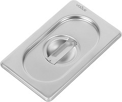  Vogue Strapazierf&auml;higer Deckel f&uuml;r GN-Beh&auml;lter 1/9 Edelstahl 