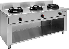  Saro Wok-Gasherd mit offenem Unterbau  Modell CC/03 