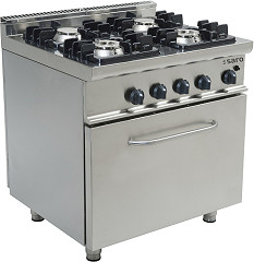  Saro Gasherd mit Gasbackofen  Modell E7/KUPG4LO 