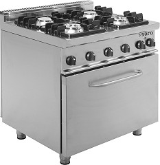  Saro Gasherd mit Elektrobackofen  Modell E7/KUPG4LE 