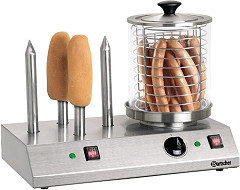  Bartscher Hot Dog-Gerät, 4 Toaststangen 