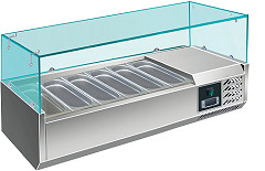  Saro Aufsatzkühlvitrine Modell EVRX 1400/380 