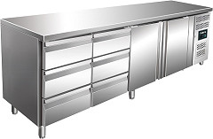  Saro Kühltisch inkl. 2x3er Schubladenset KYLJA 4150 TN 