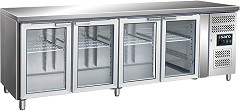  Saro Kühltisch mit Glastür GN 4100 TNG 