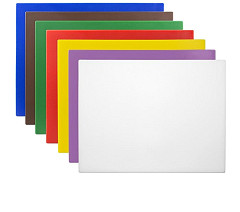  Hygiplas Low-Density-Schneidebrett-Set gro&szlig; 10mm hoch (7 St&uuml;ck) 