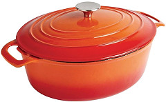  Vogue ovaler Schmortopf orange 