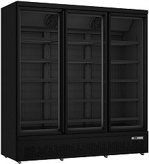  Saro Tiefk&uuml;hlschrank mit 3 Glast&uuml;ren,  Modell GTK 1480 S PRO -schwarz 