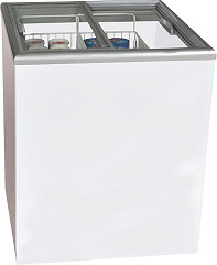  Saro Gewerbetiefkühltruhe mit Glas-Schiebedeckel Modell NOVA 22 