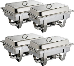  Olympia Milan Chafing-Dish x4 