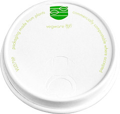  Vegware kompostierbarer 79er-Papierdeckel f&uuml;r Hei&szlig;getr&auml;nkebecher (Packung mit 1000 St&uuml;ck) 