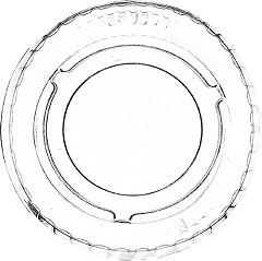  Vegware kompostierbarer Deckel f&uuml;r Deli Becher 2,8cl 