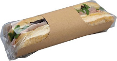  Colpac Recycelbare Baguette-Verpackungen aus Packpapier und Kunststoff 