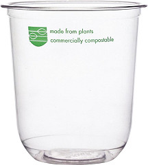  Vegware 96 Serie kompostierbare runde Behälter 473ml (1000 Stück) 