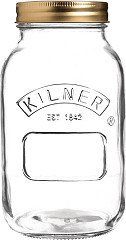  Kilner Einmachglas mit Schraubverschluss 1 Liter 