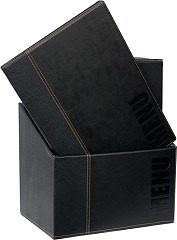  Securit Moderne Menümappen und Aufbewahrungsbox A4 schwarz 