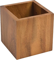 T&G Woodware quadratischer Tischbehälter 