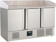  Saro Pizzatisch mit 3 T&uuml;ren,  Modell S 903 PZ S/S TOP PRO 