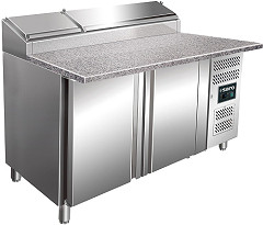  Saro Belegstation 1/3 GN mit Granitarbeitsplatte,  Modell SH 1500 