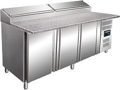  Saro Belegstation 1/3 GN mit Granitarbeitsplatte,  Modell SH 2000 