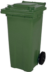 Saro 2 Rad Müllgroßbehälter 120 Liter -grün-MGB120GR 