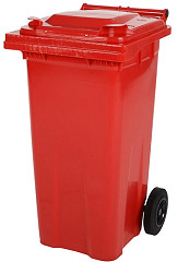  Saro 2 Rad Müllgroßbehälter 120 Liter -rot- MGB120RO 