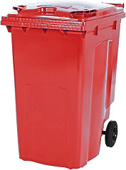  Saro 2 Rad Müllgroßbehälter 240 Liter -rot- MBG240RO 