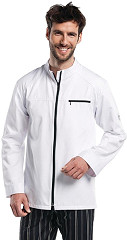 Chaud Devant Modena Kochjacke lange &Auml;rmel wei&szlig; XL 