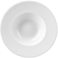  Churchill Wei&szlig; Profilweiter Rand Sch&uuml;ssel Mittel 9.4" (12 St&uuml;ck) 