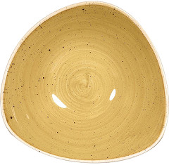  Churchill Stonecast Dreieckige Sch&uuml;ssel, Senfgelb, 185 mm (12 St&uuml;ck) 
