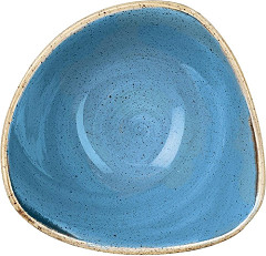  Churchill Stonecast Triangle Bowl Kornblumenblau 152 mm (12 St&uuml;ck) 
