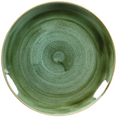  Churchill Stonecast, runde Coupe-Teller, Samphire-Gr&uuml;n, 288 mm, (12 St&uuml;ck) 
