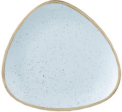  Churchill Stonecast Dreieckiger Teller, Enteneiblau, 315 mm, (6 St&uuml;ck) 