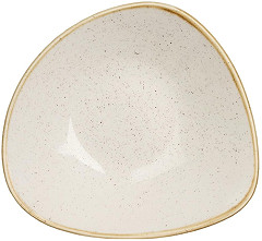  Churchill Stonecast Dreieckige Sch&uuml;ssel, Barley White, 228 mm (12 St&uuml;ck) 