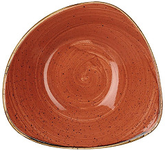  Churchill Stonecast Dreieckige Sch&uuml;ssel, Spiced Orange, 265 mm (12 St&uuml;ck) 