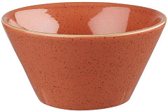  Churchill Stonecast, runde Sch&uuml;ssel, gew&uuml;rztes Orange, 295 mm, (12 St&uuml;ck) 