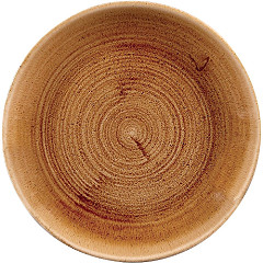  Churchill Stonecast Patina Coupe-Platten, Vintage-Kupfer, 165 mm, (12 St&uuml;ck) 