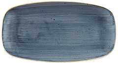  Churchill Stonecast Rechteckige Teller, Blaubeere, 189 x 355 mm, (6 St&uuml;ck) 