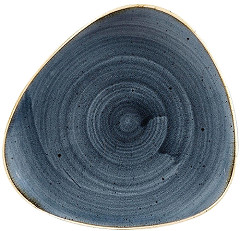  Churchill Stonecast Dreieckige Teller, Blaubeere, 192 mm (12 St&uuml;ck) 