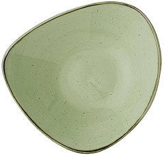  Churchill Stonecast Salbeigr&uuml;ne Dreieckige Sch&uuml;ssel 235mm (12 St&uuml;ck) 