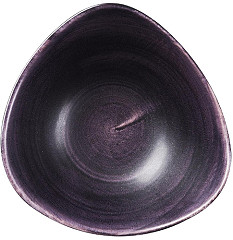  Churchill Stonecast Patina, dreieckige Schale, tiefviolett, 235 mm, (12 St&uuml;ck) 