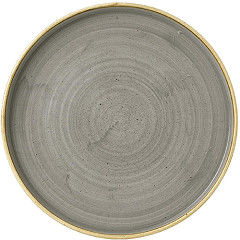  Churchill Stonecast Kochteller mit W&auml;nden, Pfefferkorngrau, 260 mm, (6 St&uuml;ck) 