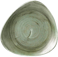  Churchill Stonecast Patina Lotus-Platten, br&uuml;niert, gr&uuml;n, 254 mm, (12 St&uuml;ck) 
